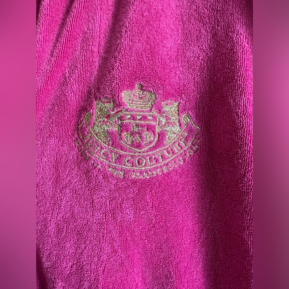 Vintage Y2K Juicy Couture Pink Ruffle Robe - Picture 4 of 5